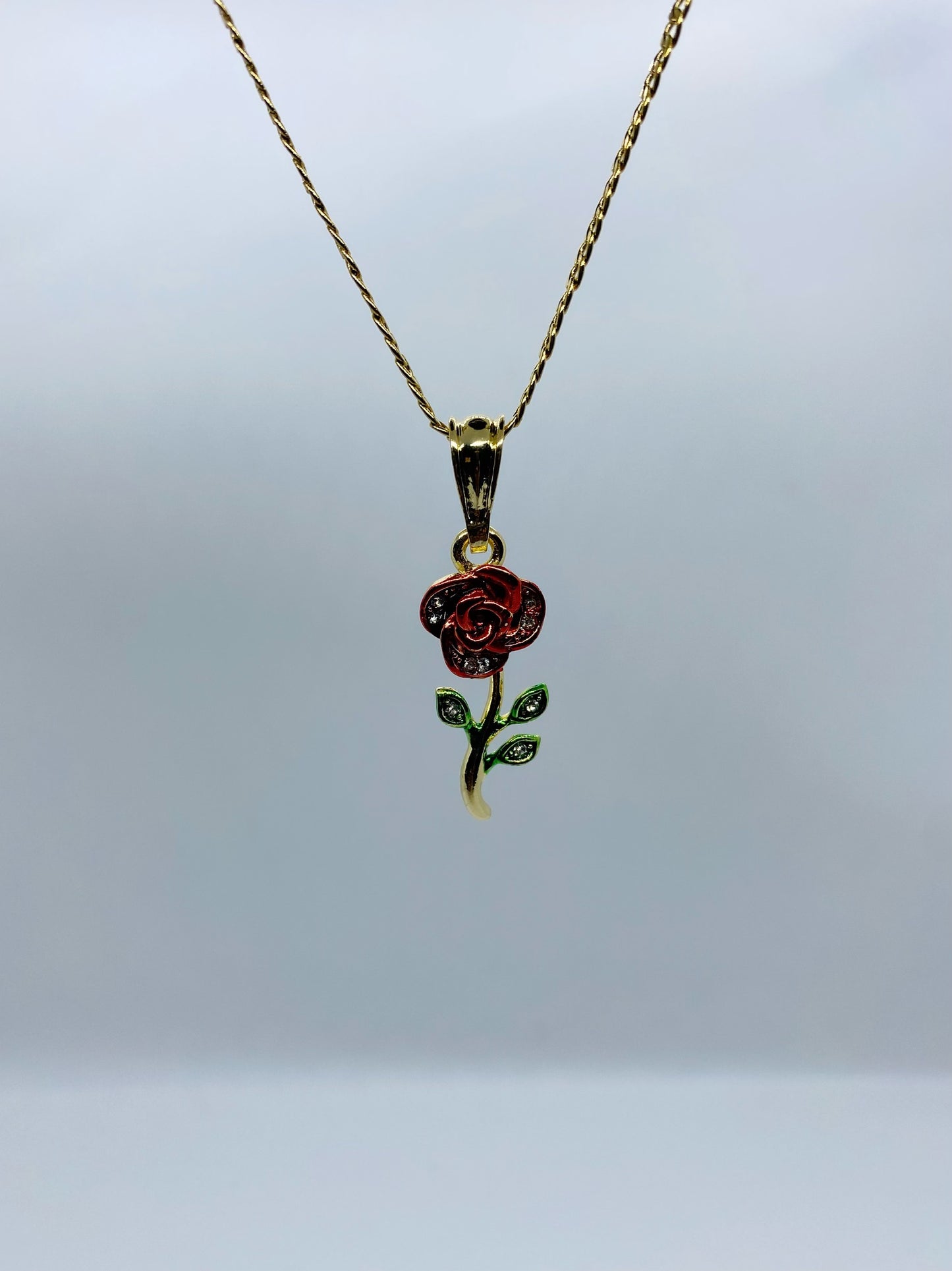 Classic Rose Necklace